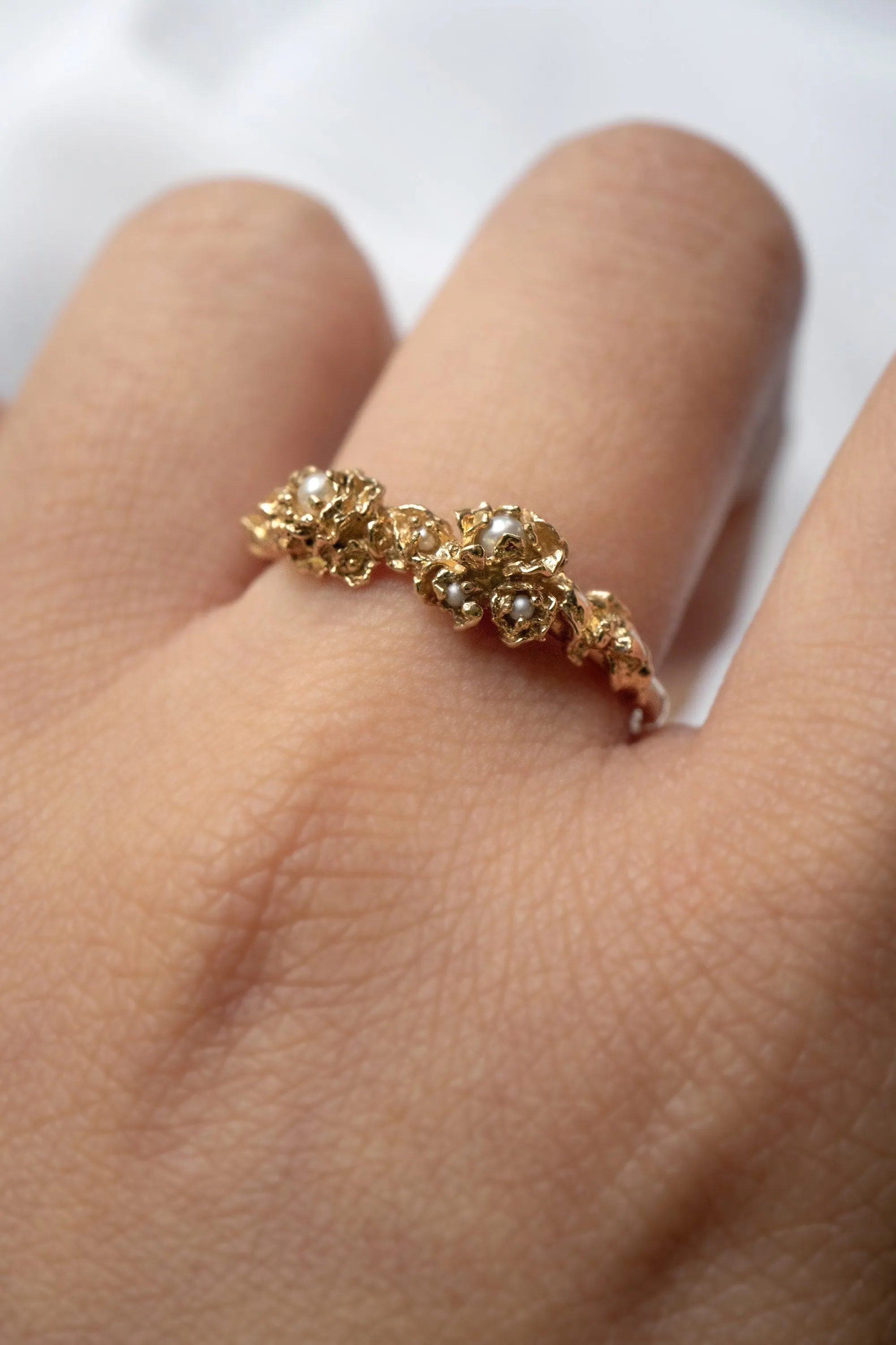 Diamond Blossom Ring