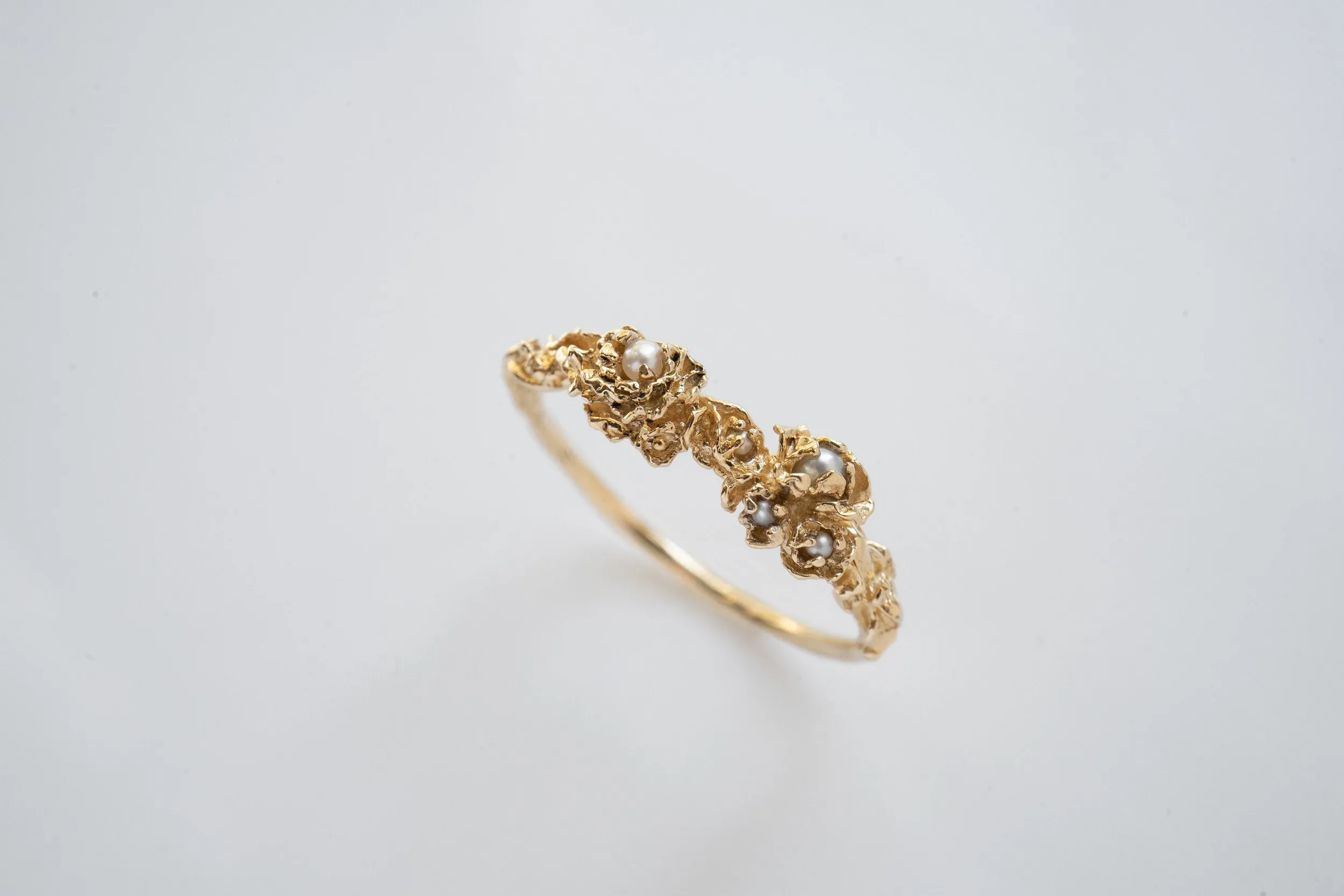 Diamond Blossom Ring