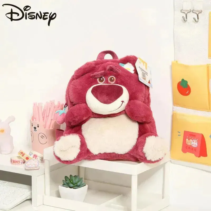 Disney Stitch and Lotso Plush Backpack