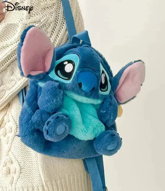 Disney Stitch and Lotso Plush Backpack