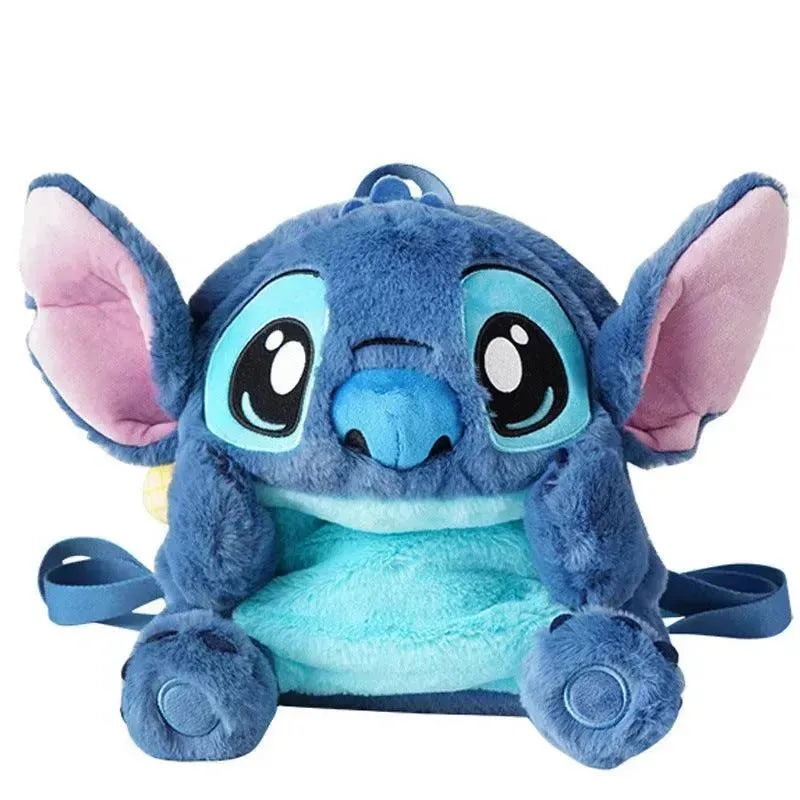 Disney Stitch and Lotso Plush Backpack