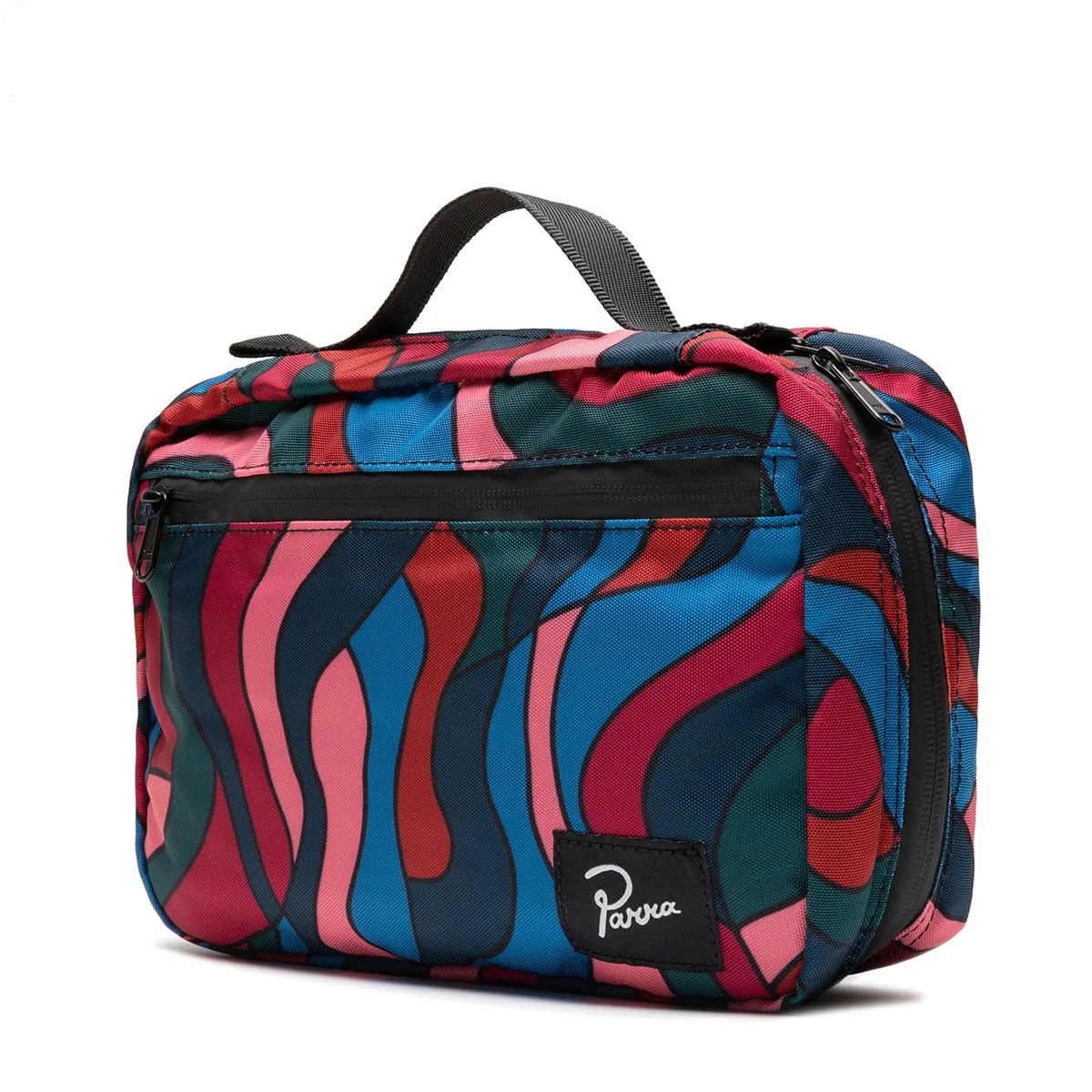 DISTORTED WAVES TOILETRY BAG