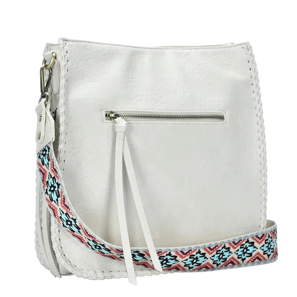 Dolly Whipstitch Crossbody - Ivory