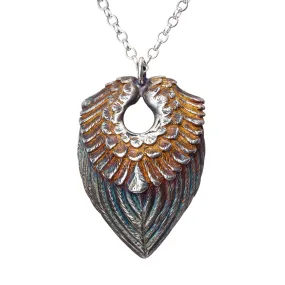 Embracing Angel Wings Pendant