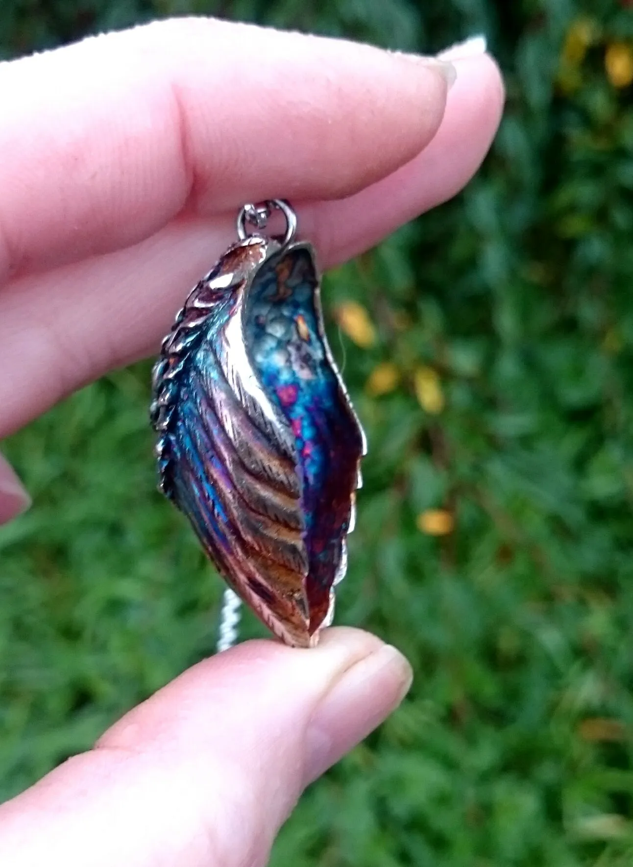 Embracing Angel Wings Pendant