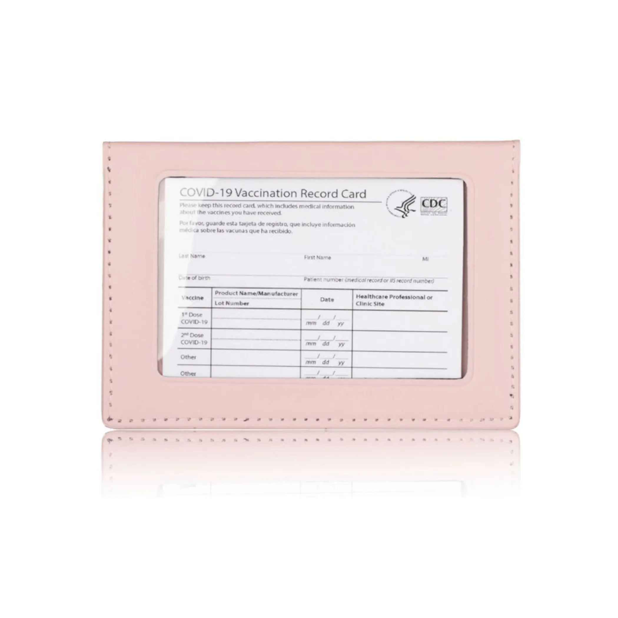 Essential 2 In 1 Vaccination Card And ID Card Holder