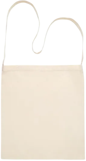 Essential cross shoulder cotton tote bag