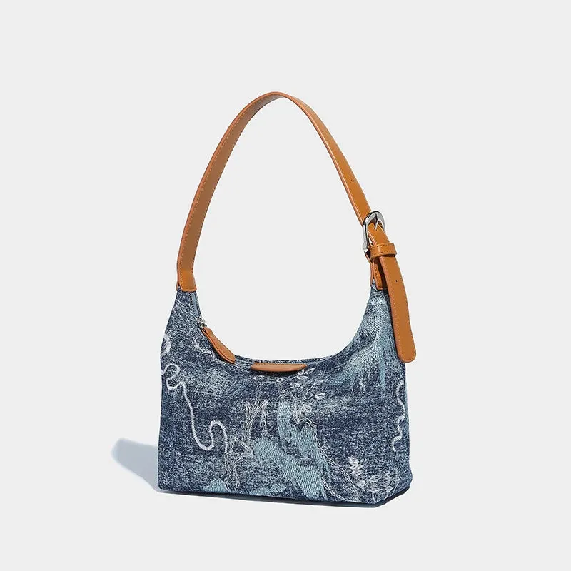 Exquisite Denim Shoulder Bag