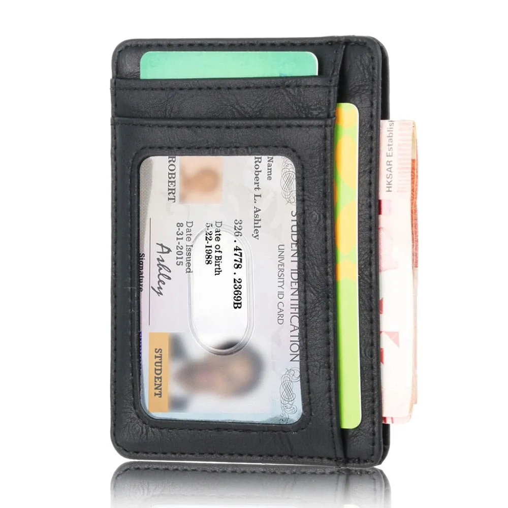 Funki Buys | Wallets | Slim RFID Blocking Leather Card Wallets