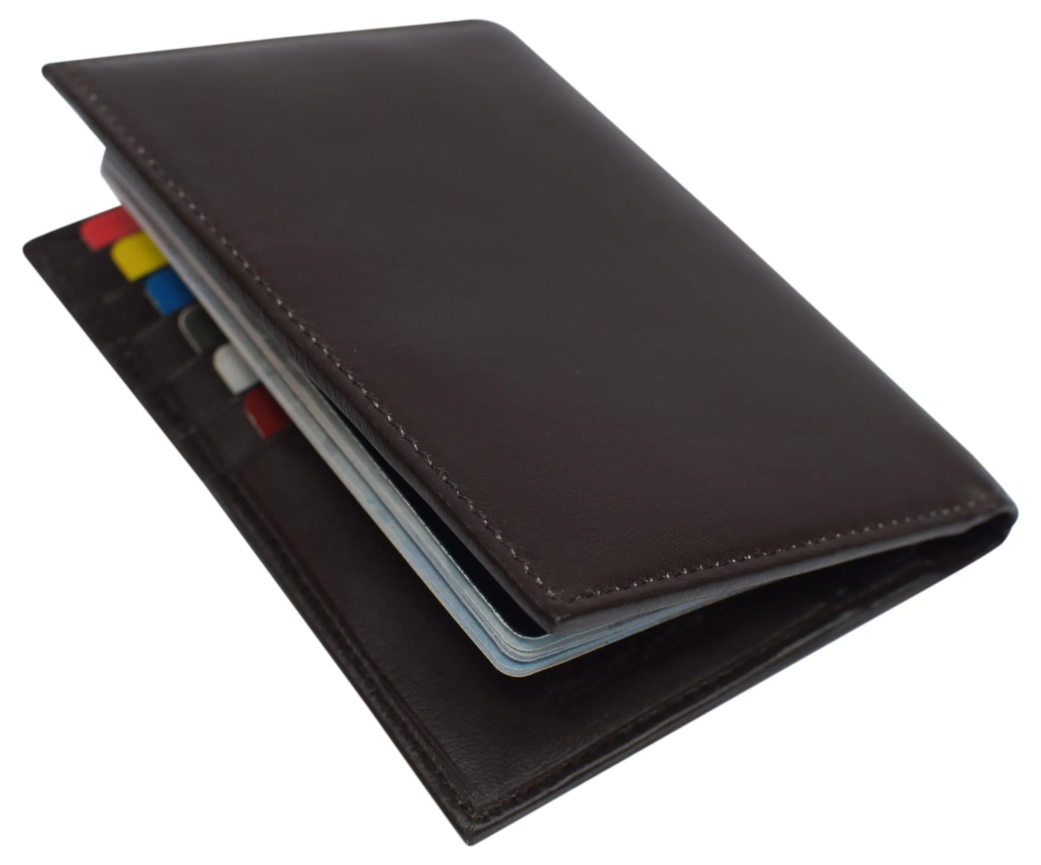 Genuine Leather Vaccination Passport Holder Cover Wallet RFID Blocking Vaccine Card Holder Passport Wallet