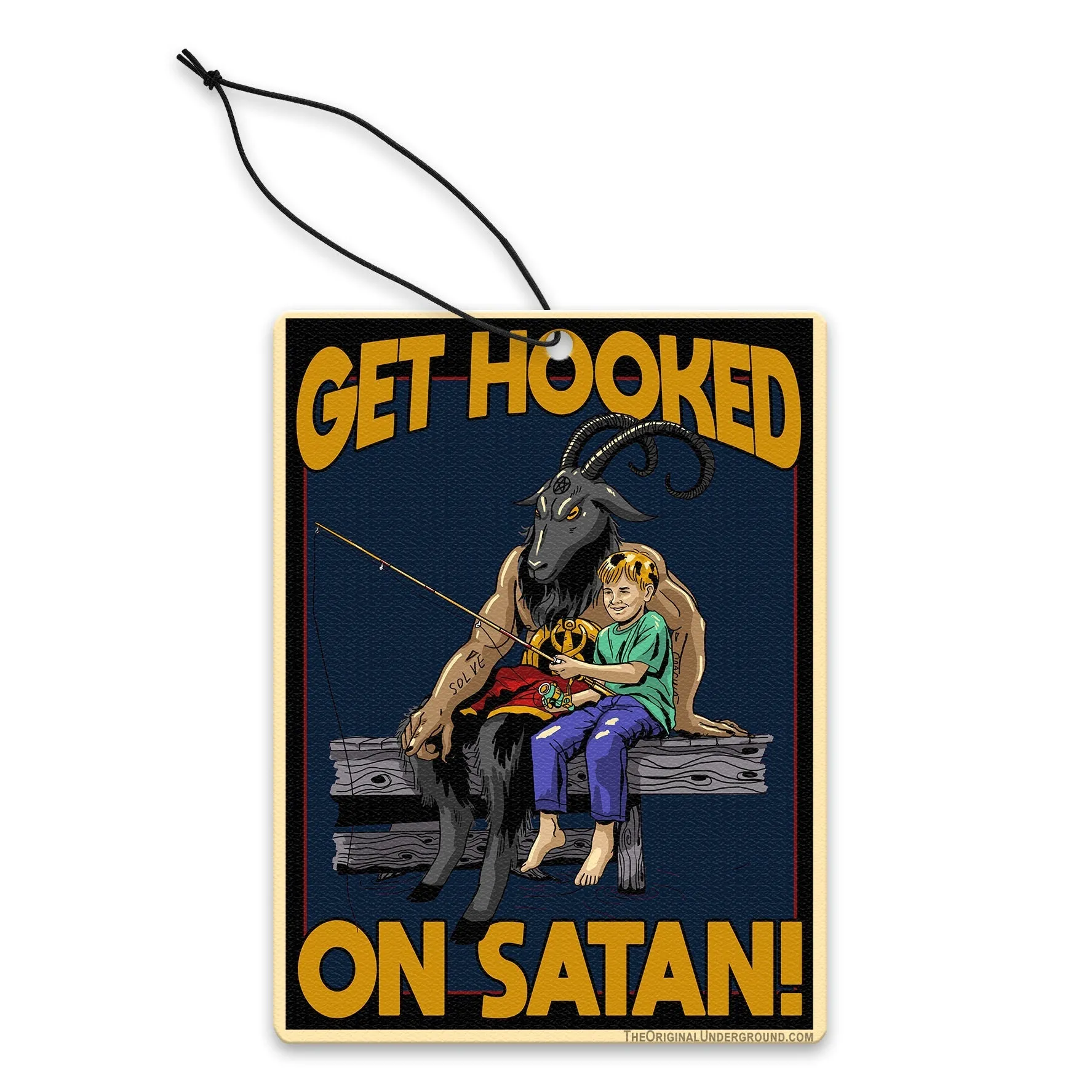 Get Hooked On Satan Air Freshener