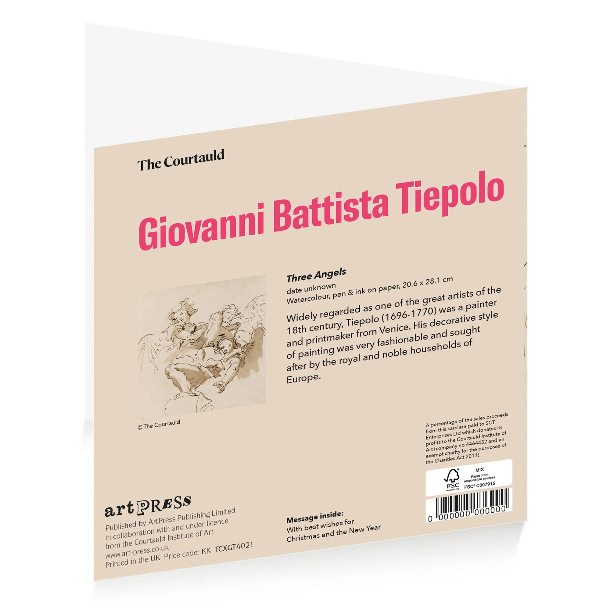 Giovanni Battista Tiepolo Xmas Wallet