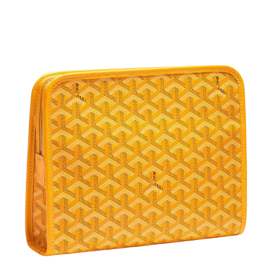 Goyard Jouvence Toiletry Bag MM Yellow