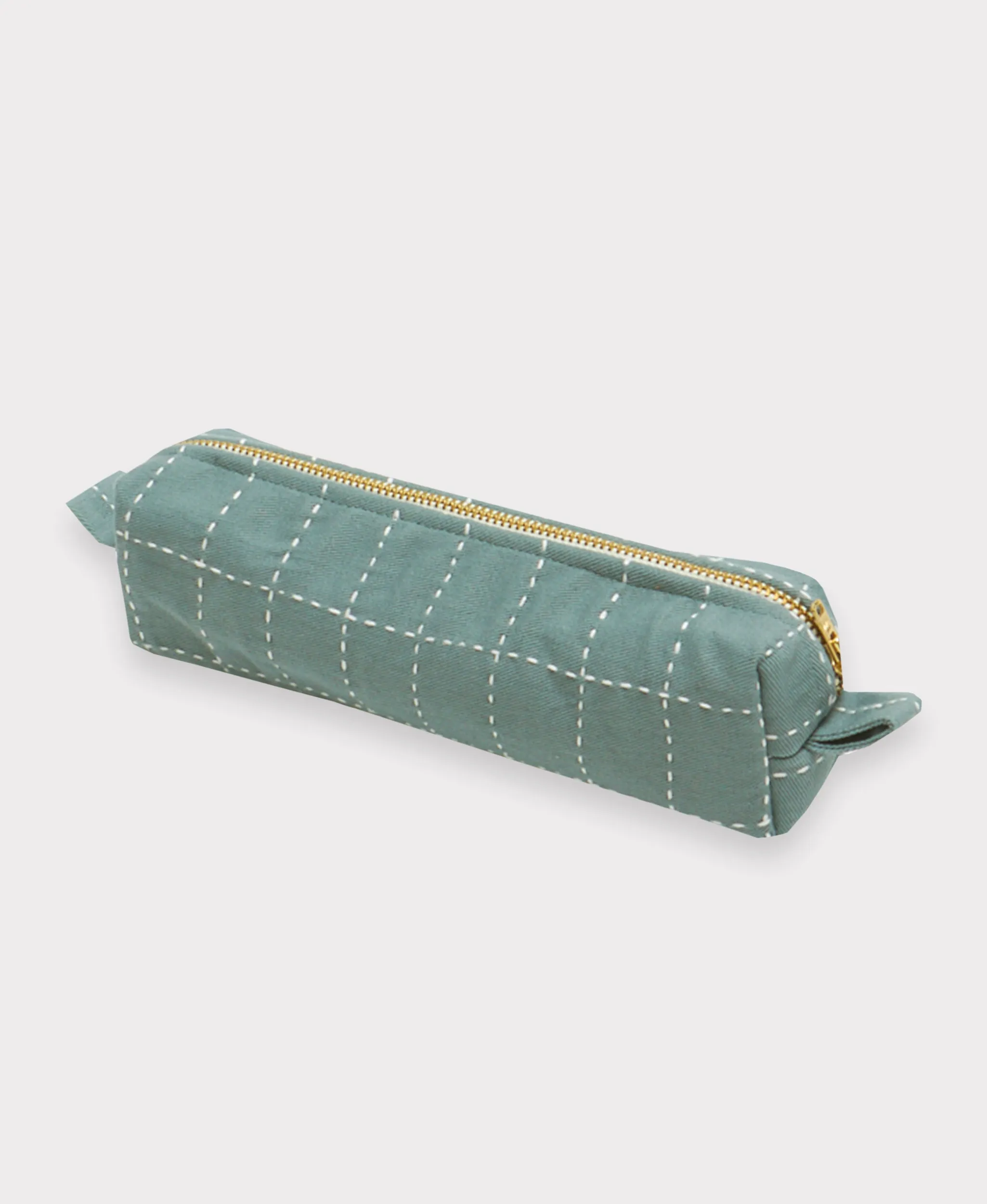 Grid-Stitch Small Toiletry Bag