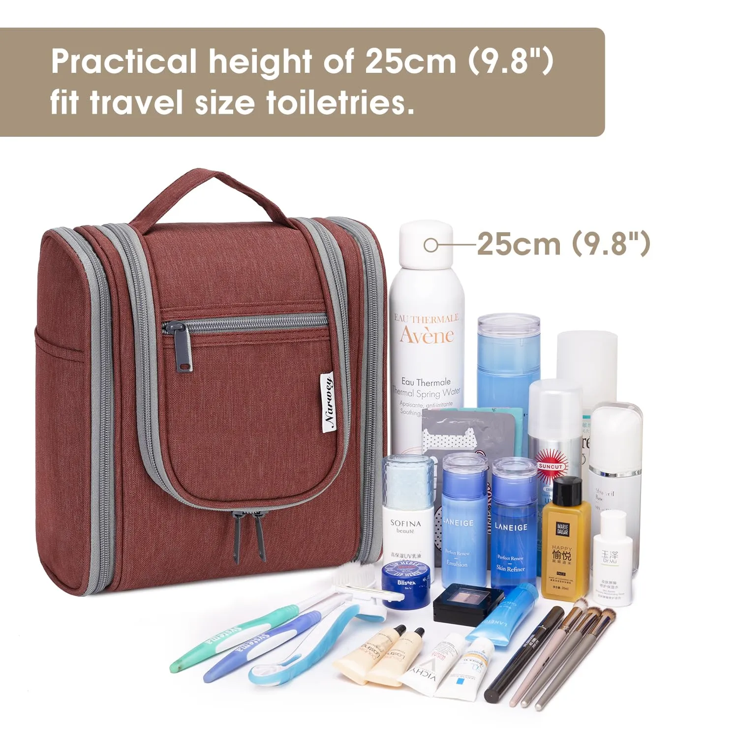 Hanging Travel Toiletry Cosmetic Bag for Women and Men (NW5026)