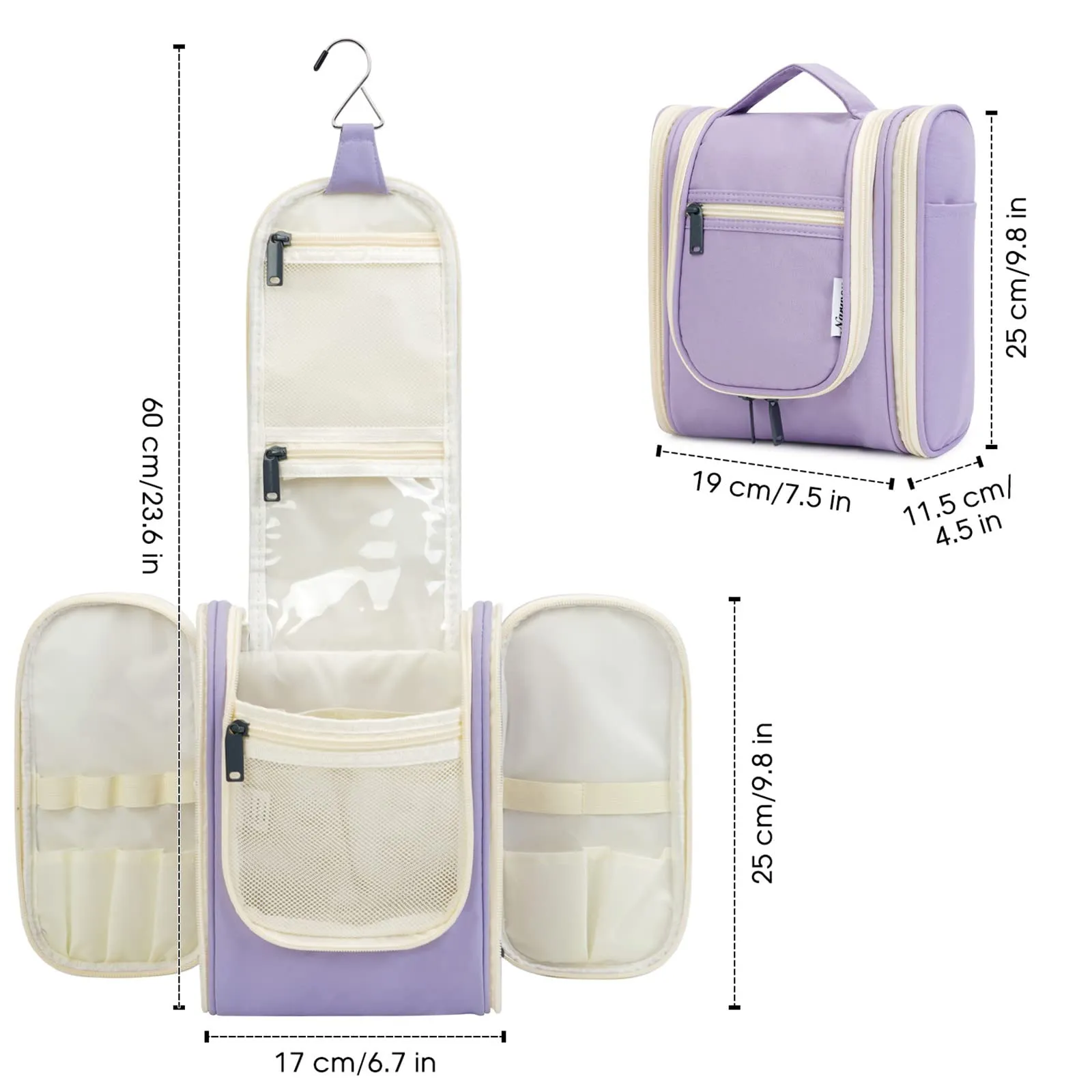 Hanging Travel Toiletry Cosmetic Bag for Women and Men (NW5026)