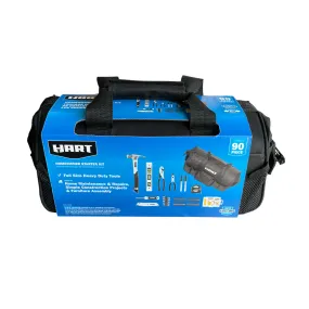 HART 90-Piece Household Tool Kit with Tool Bag