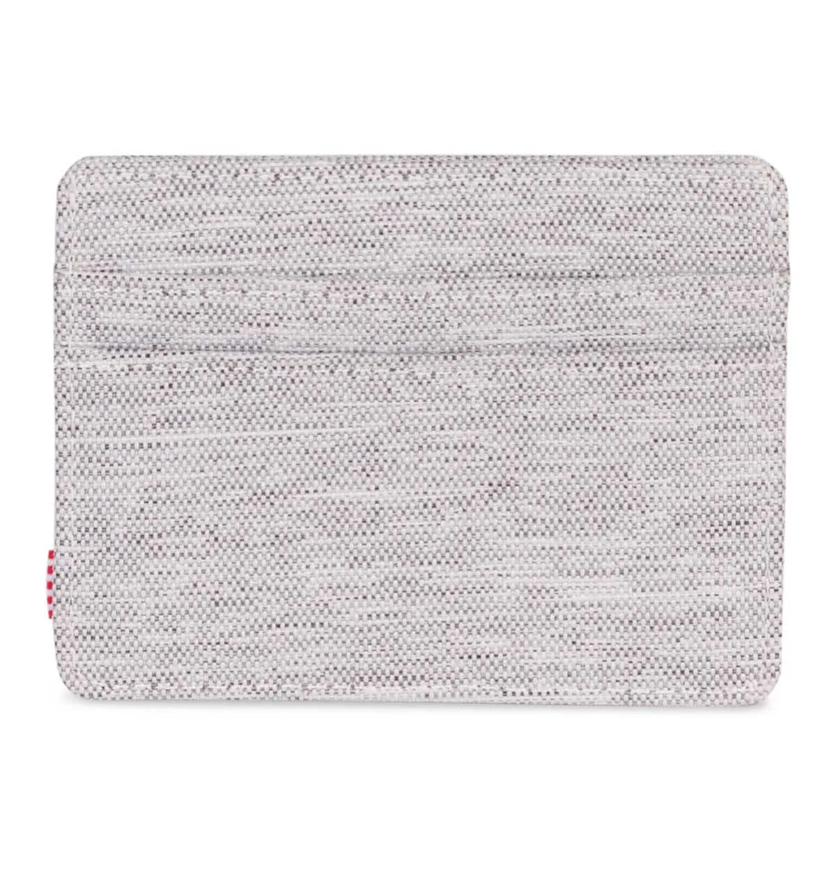 Herschel Charlie Card Holder – Light Grey Crosshatch