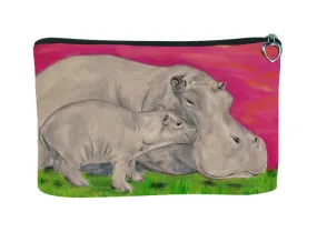 Hippo Cosmetic Bag -Communal Clan