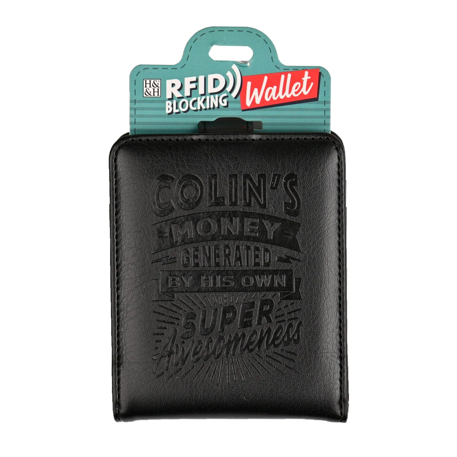 History & Heraldry Personalised RFID Wallet - Colin