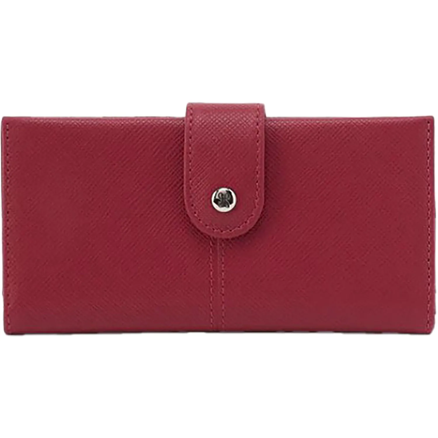 Hobo Essential Bifold Wallet Cranberry Leather