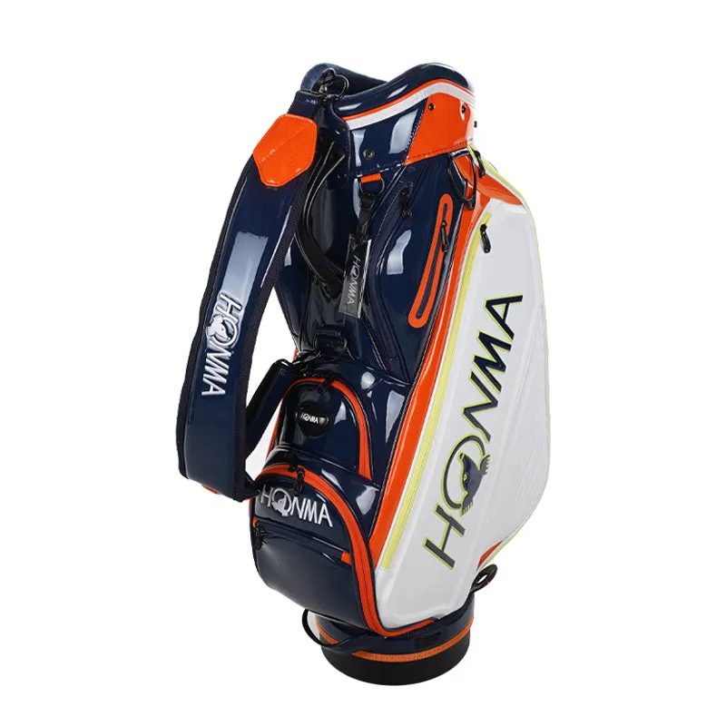 HONMA 9.5" Pro Replica Cart Bag (White/Orange)