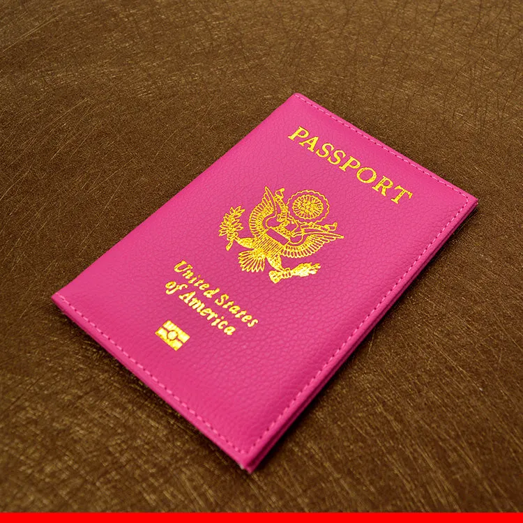 Hot Pink Passport Holder