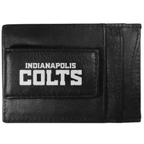 Indianapolis Colts Logo Leather Cash and Cardholder