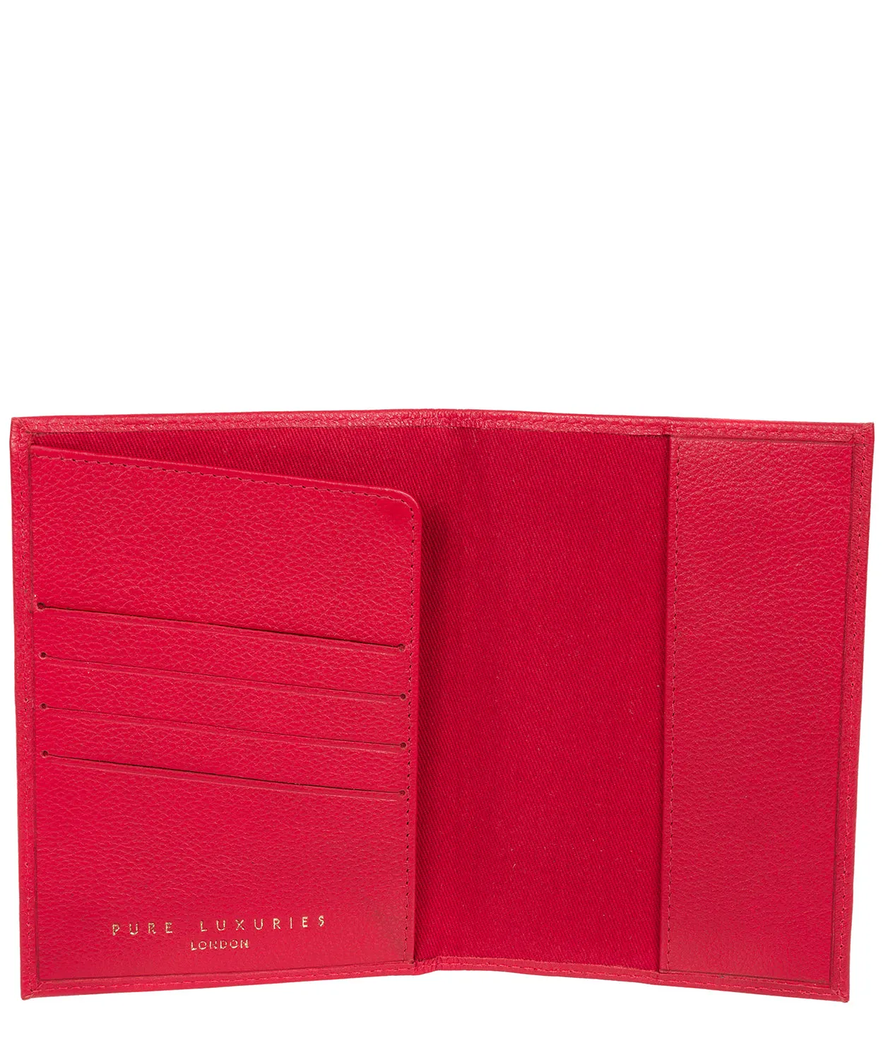 'Jet' Barbados Cherry Leather Passport Holder