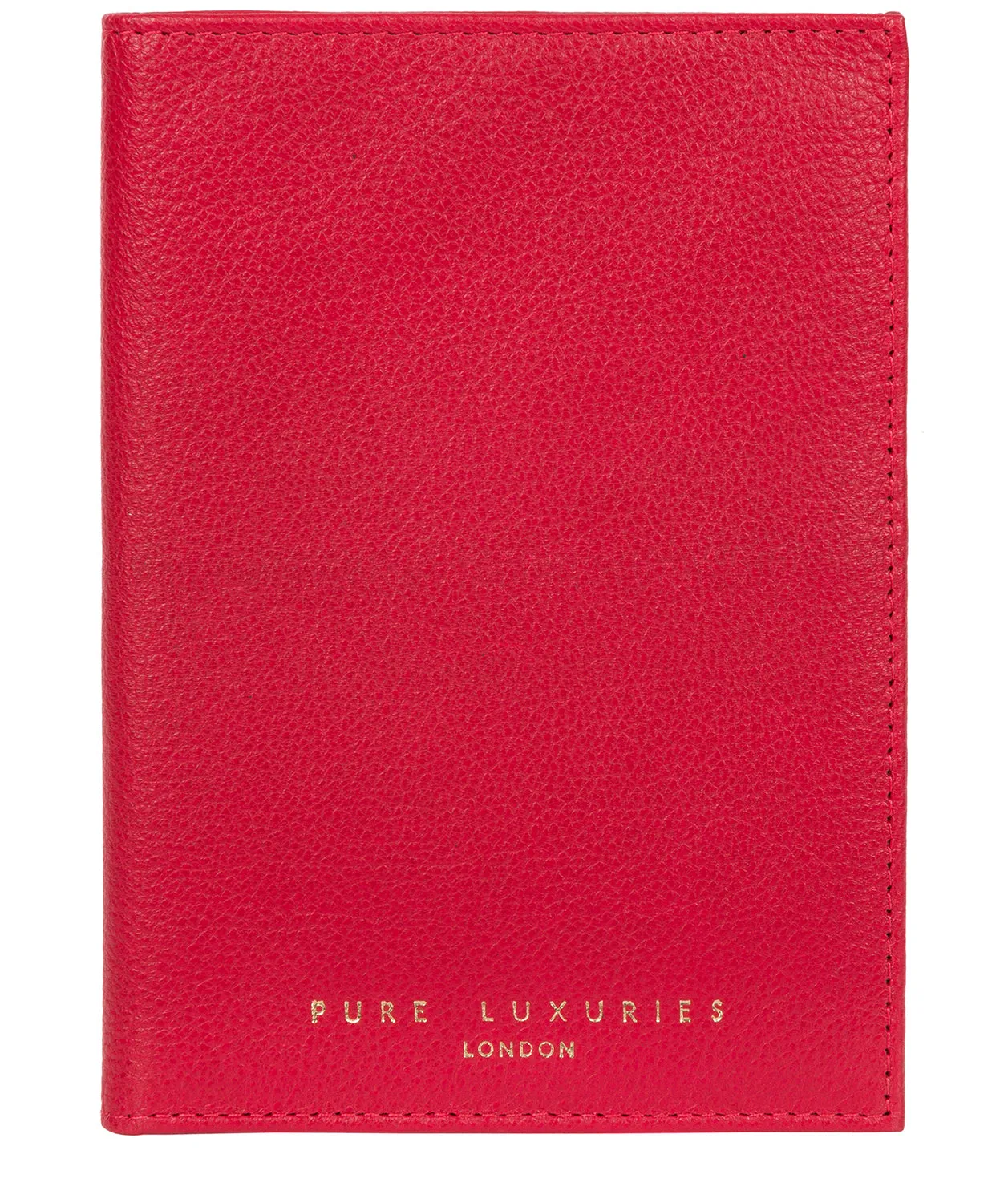 'Jet' Barbados Cherry Leather Passport Holder