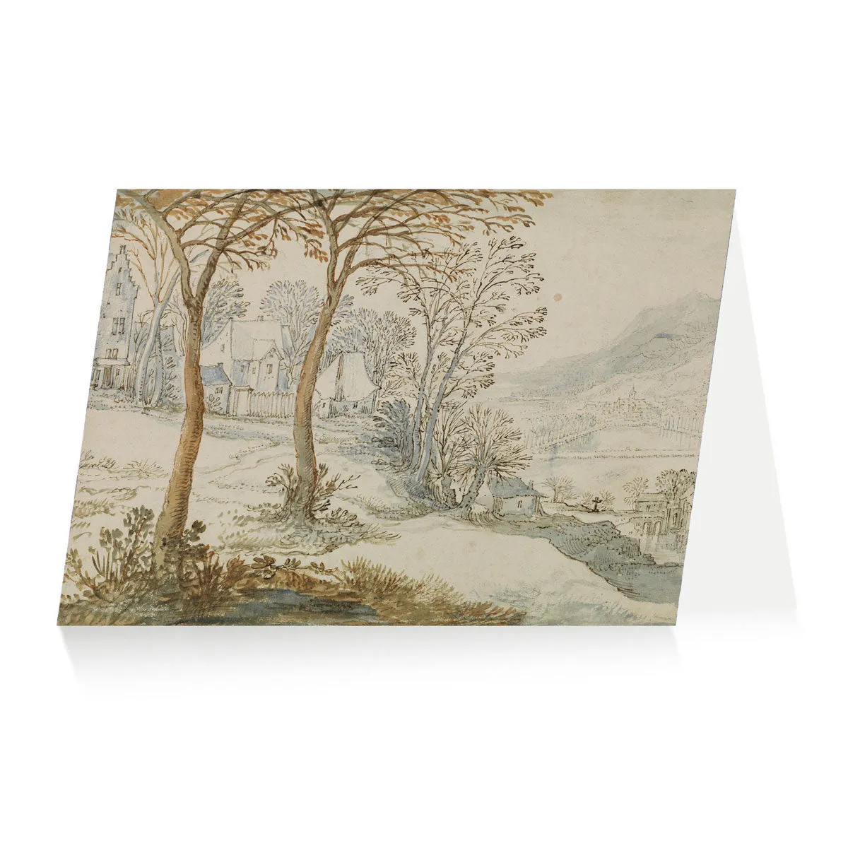 Joos de Momper Winter Landscape Xmas Wallet