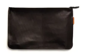 Kangaroo Leather Document Case - Black