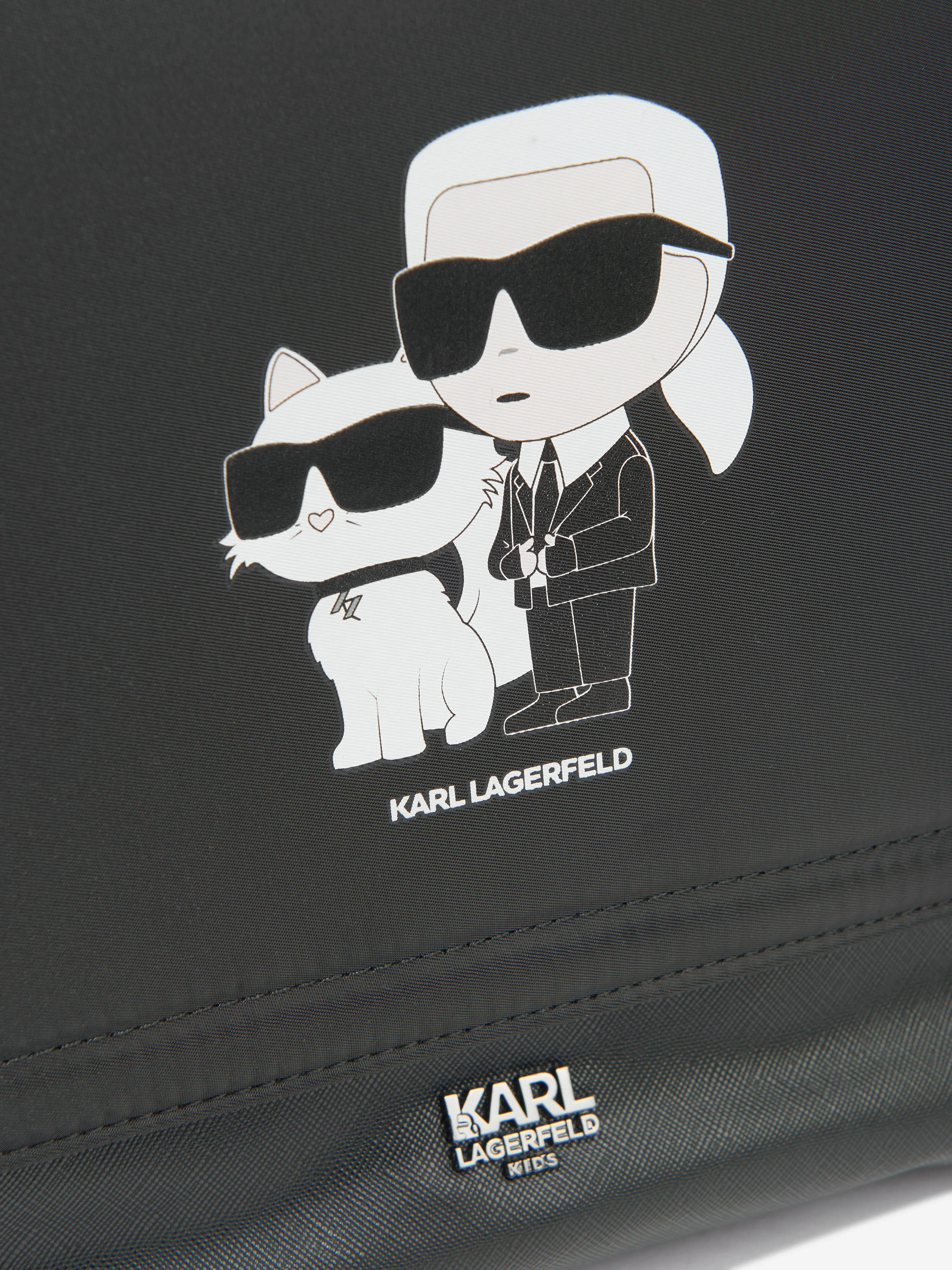 Karl Lagerfeld Baby Karl And Choupette Changing Bag in Black