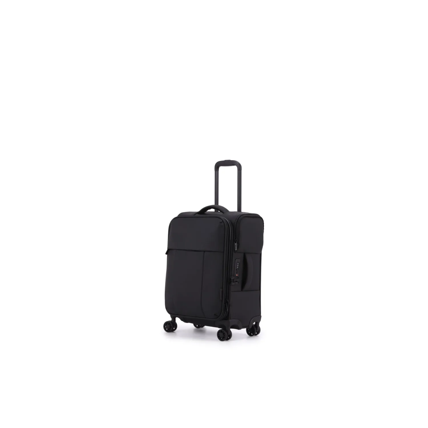 Kate Hill - KL78 49cm Willow Small 4 Wheel spinner Suitcase - Black