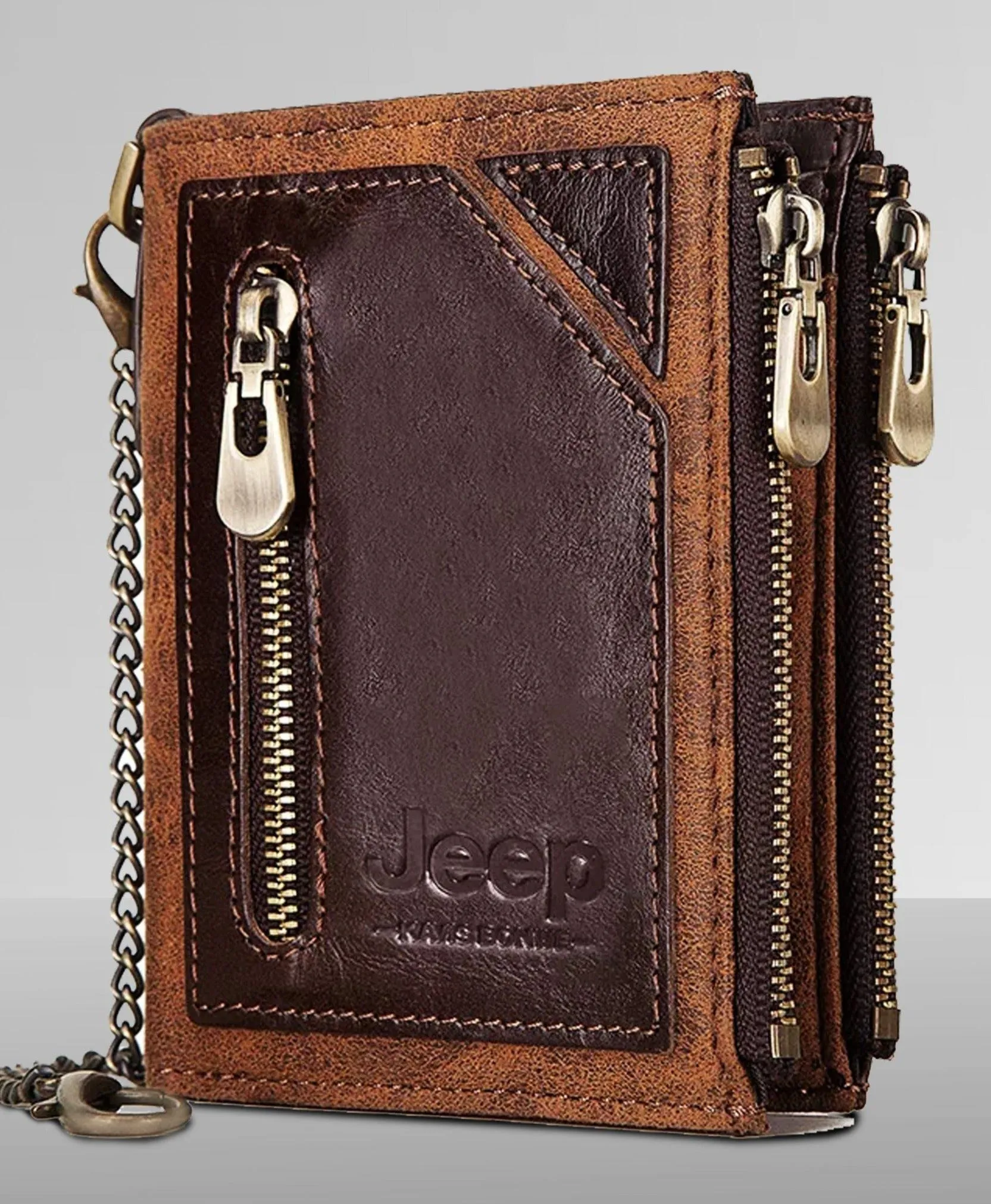 KAVIS 100% Genuine Leather Wallet