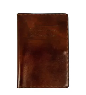 Large Leather Passport Holder for Women - Gulliver's Travels