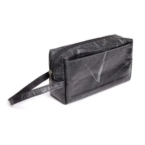 Leaf Leather Travel Kit - Black