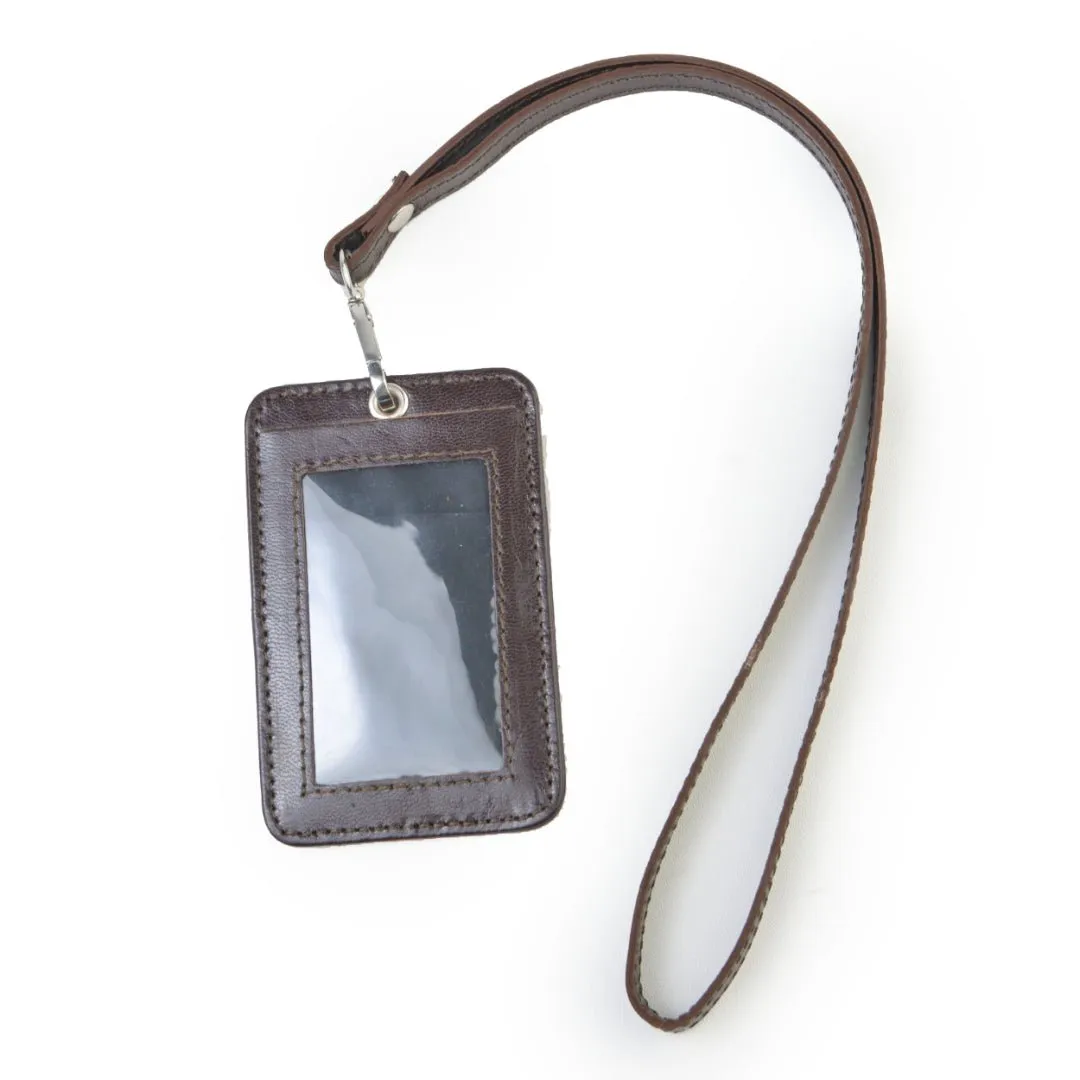 Leather ID Card Holder