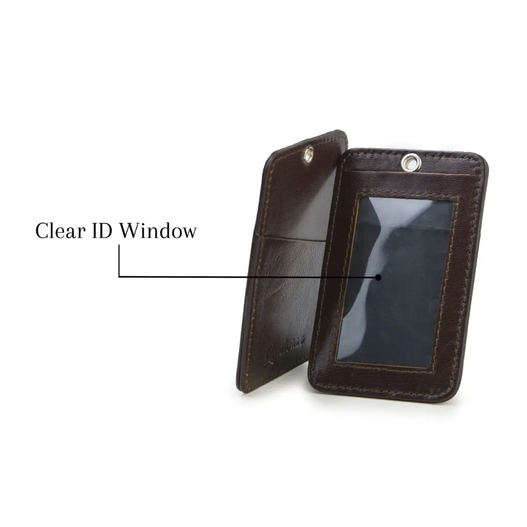 Leather ID Card Holder