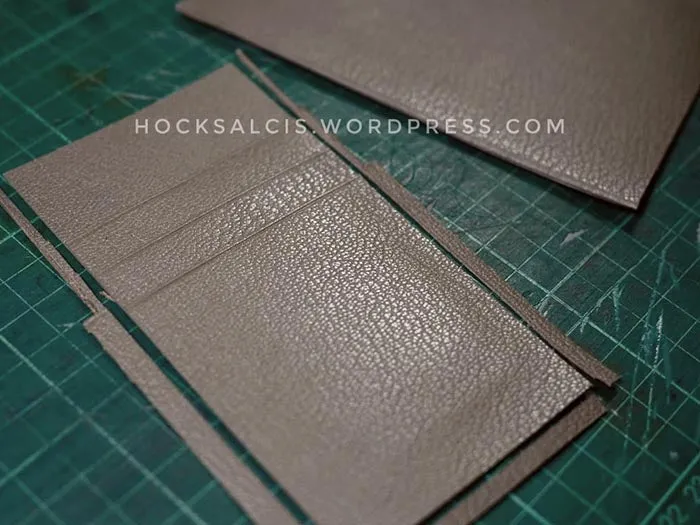 Leather passport holder sleeve making workshop Singapore (Basic)