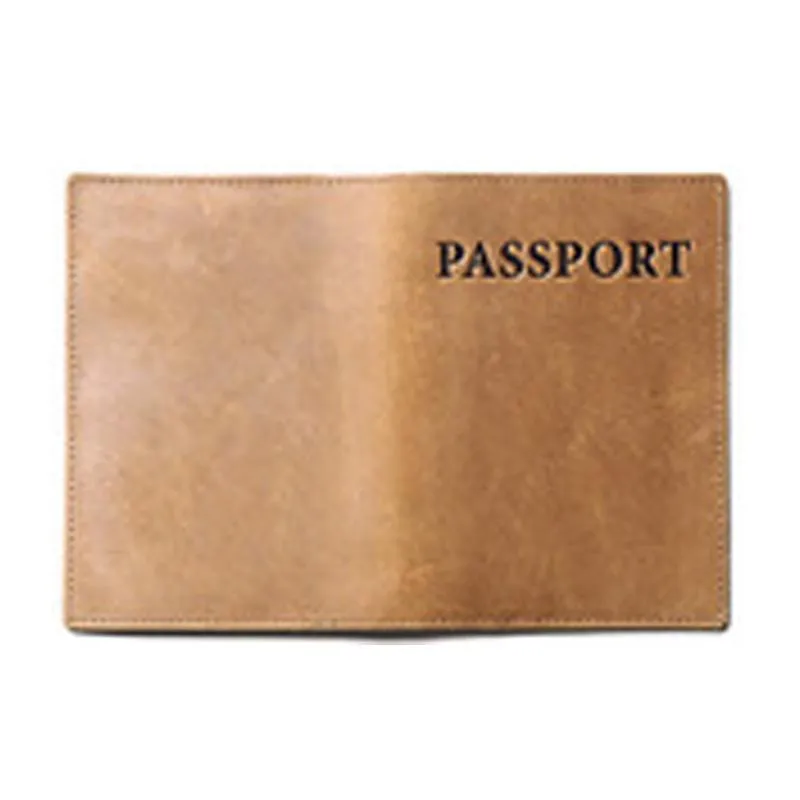 Leather passport holder