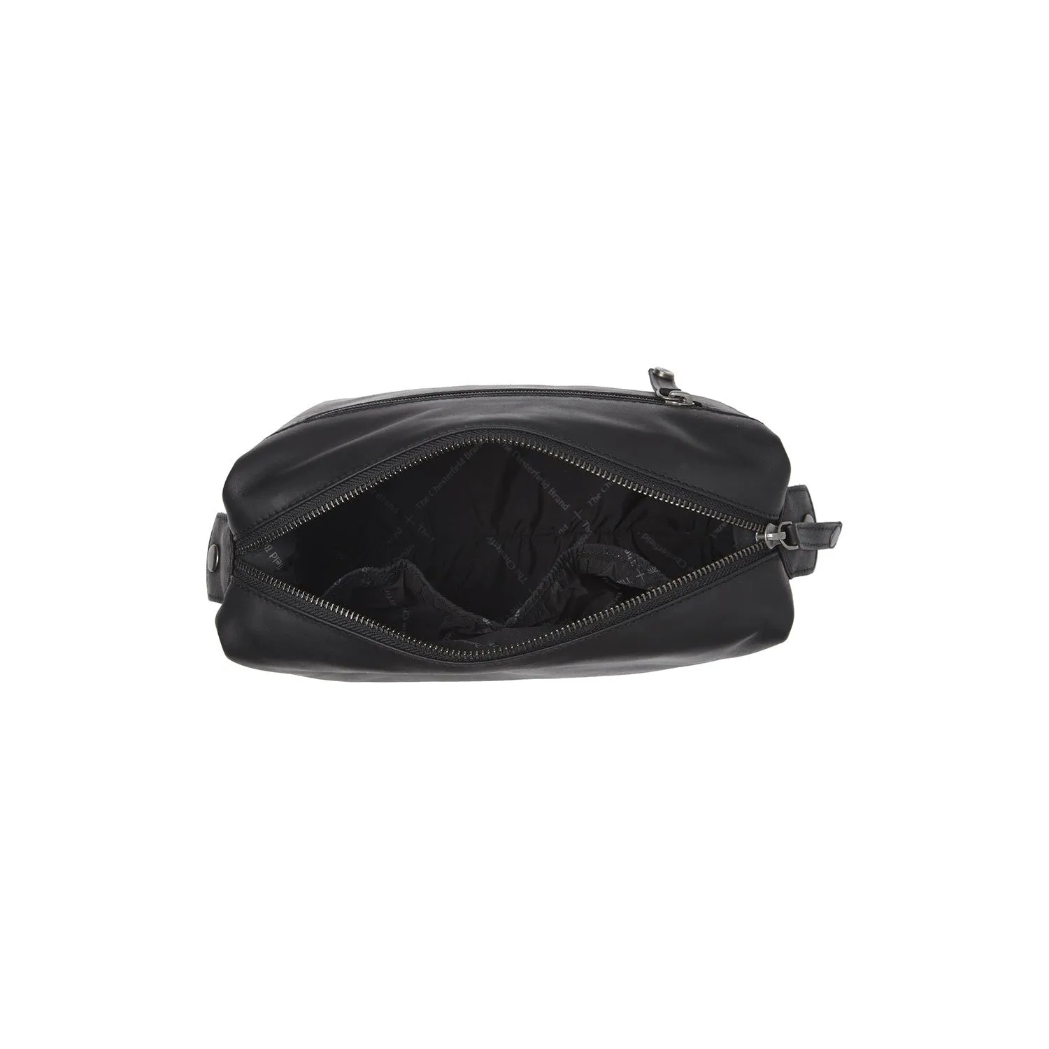 Leather Toiletry Bag Black Westport