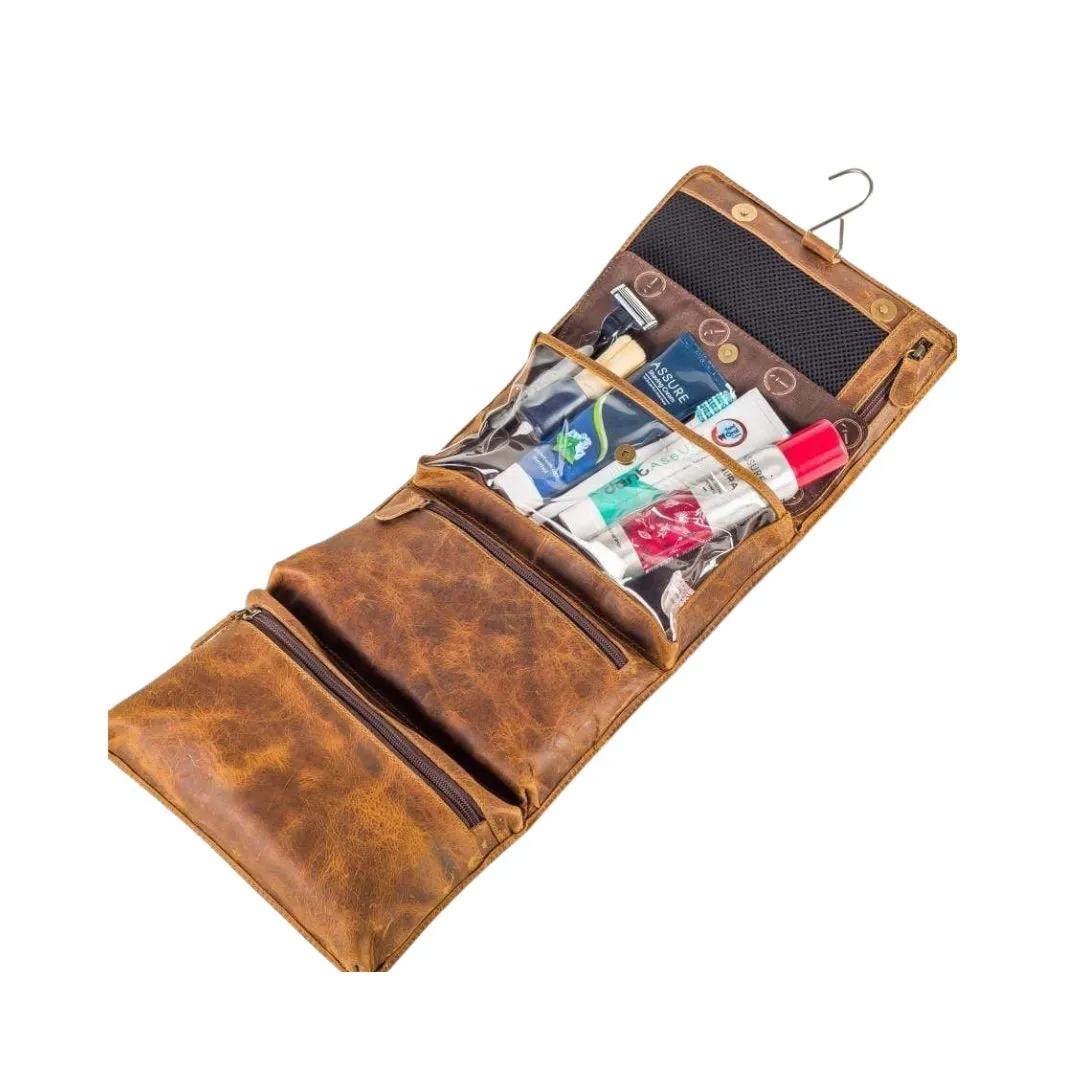 Leather Toiletry Bag - Rockliff