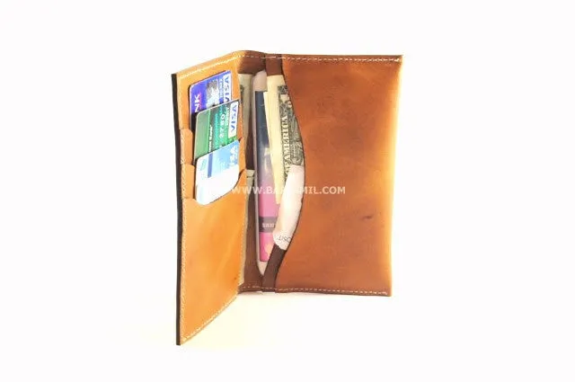 Leather Travel Passport Wallet