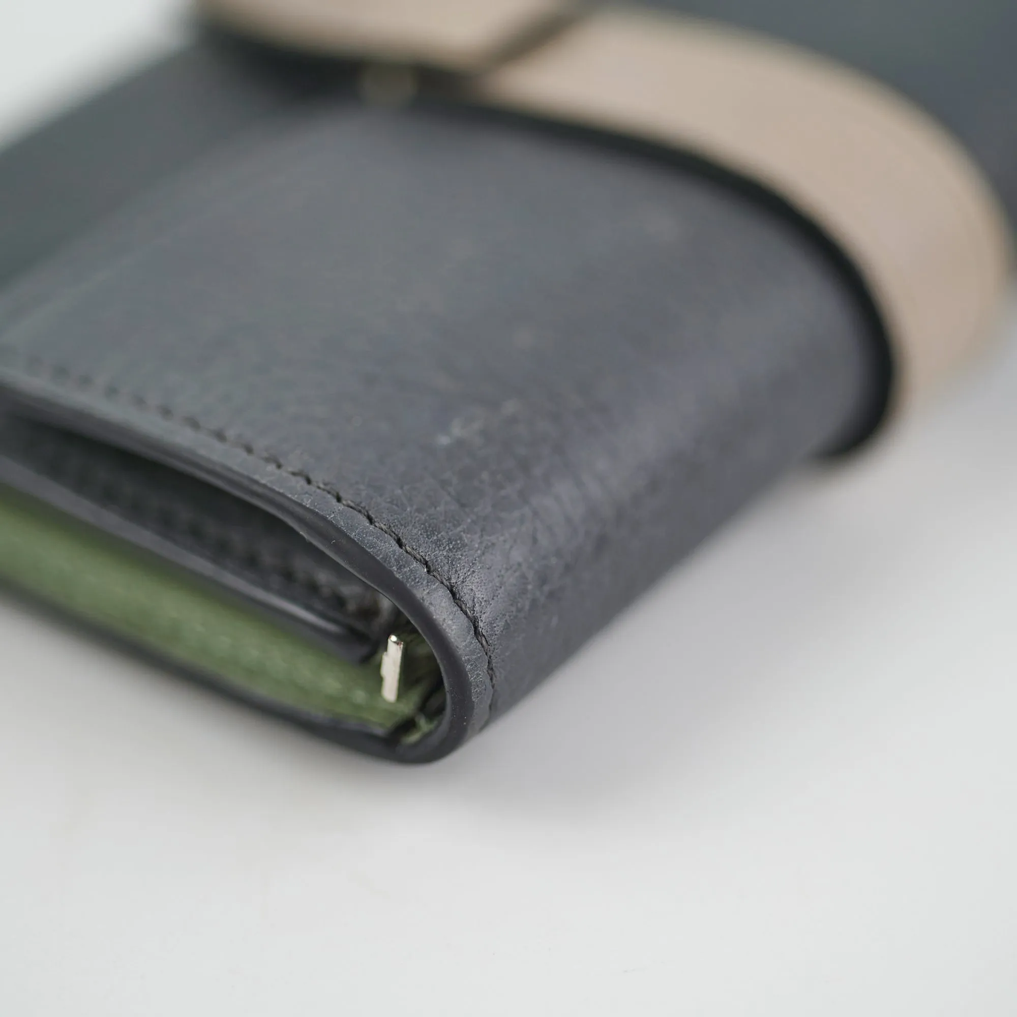 Loewe Small Vertical Grey Wallet