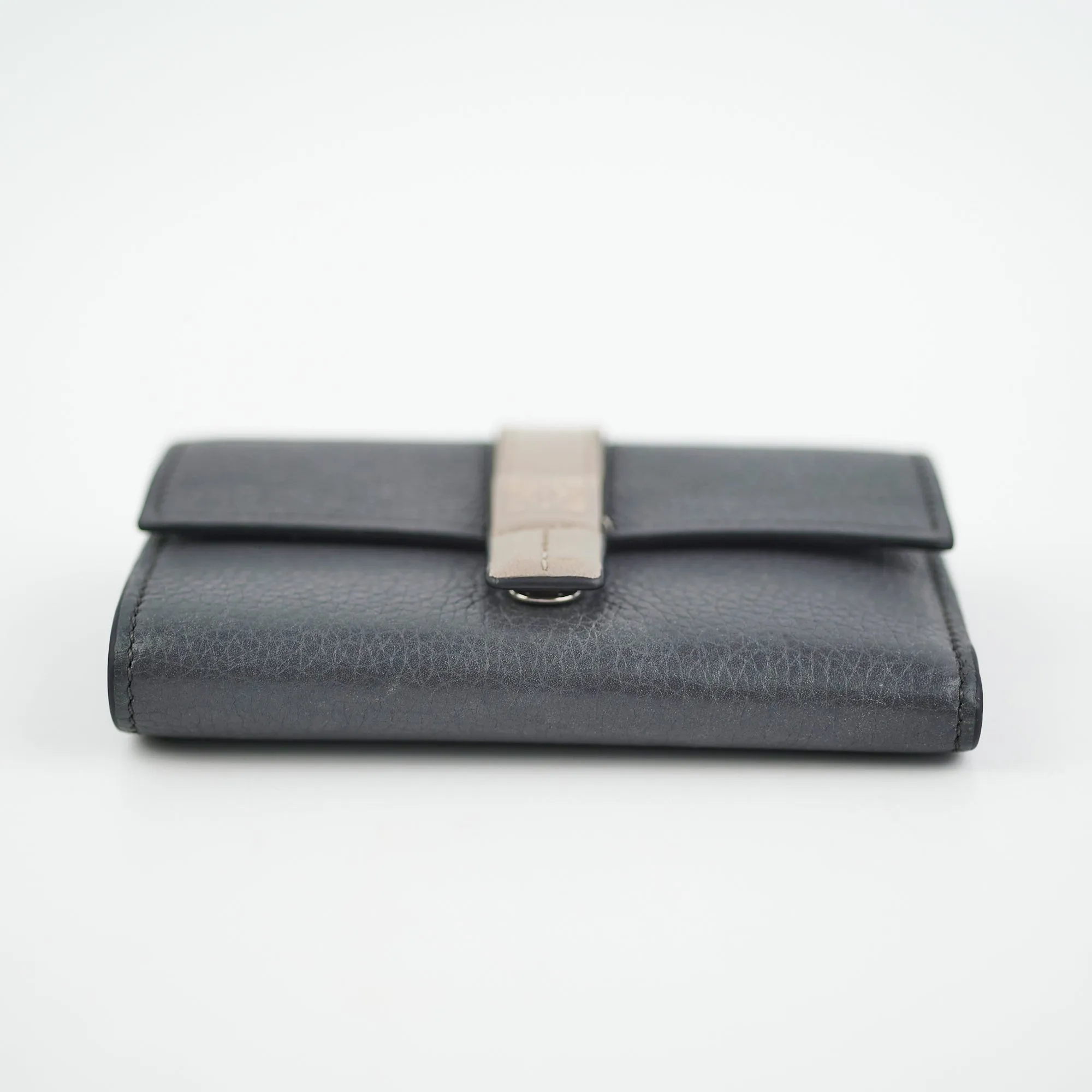 Loewe Small Vertical Grey Wallet