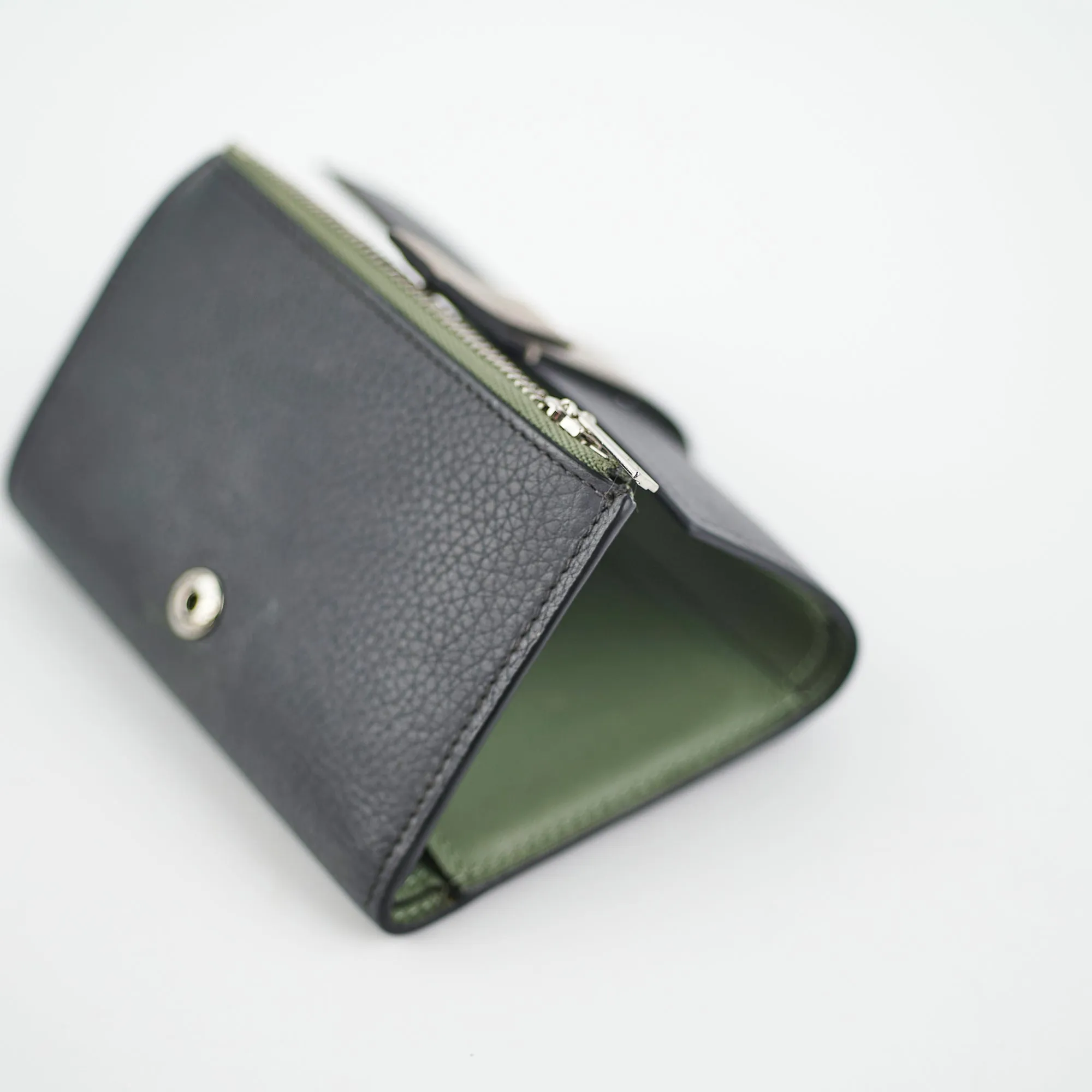 Loewe Small Vertical Grey Wallet