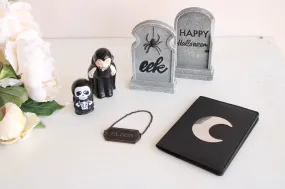 Lot of Halloween Decor, Goth Trinkets, Spooky Tombstones, Charms, Vampire, Witch