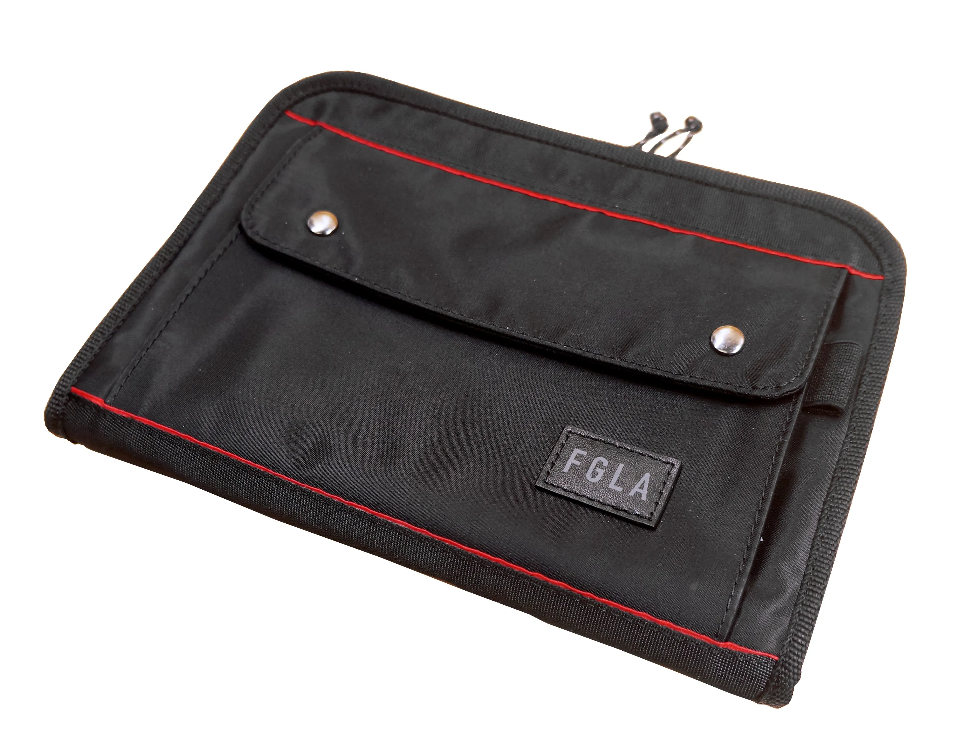 <A 000a001m01> Fungolia Gen 2 Passport Holder <B>Large Size</B> (Black/Red)