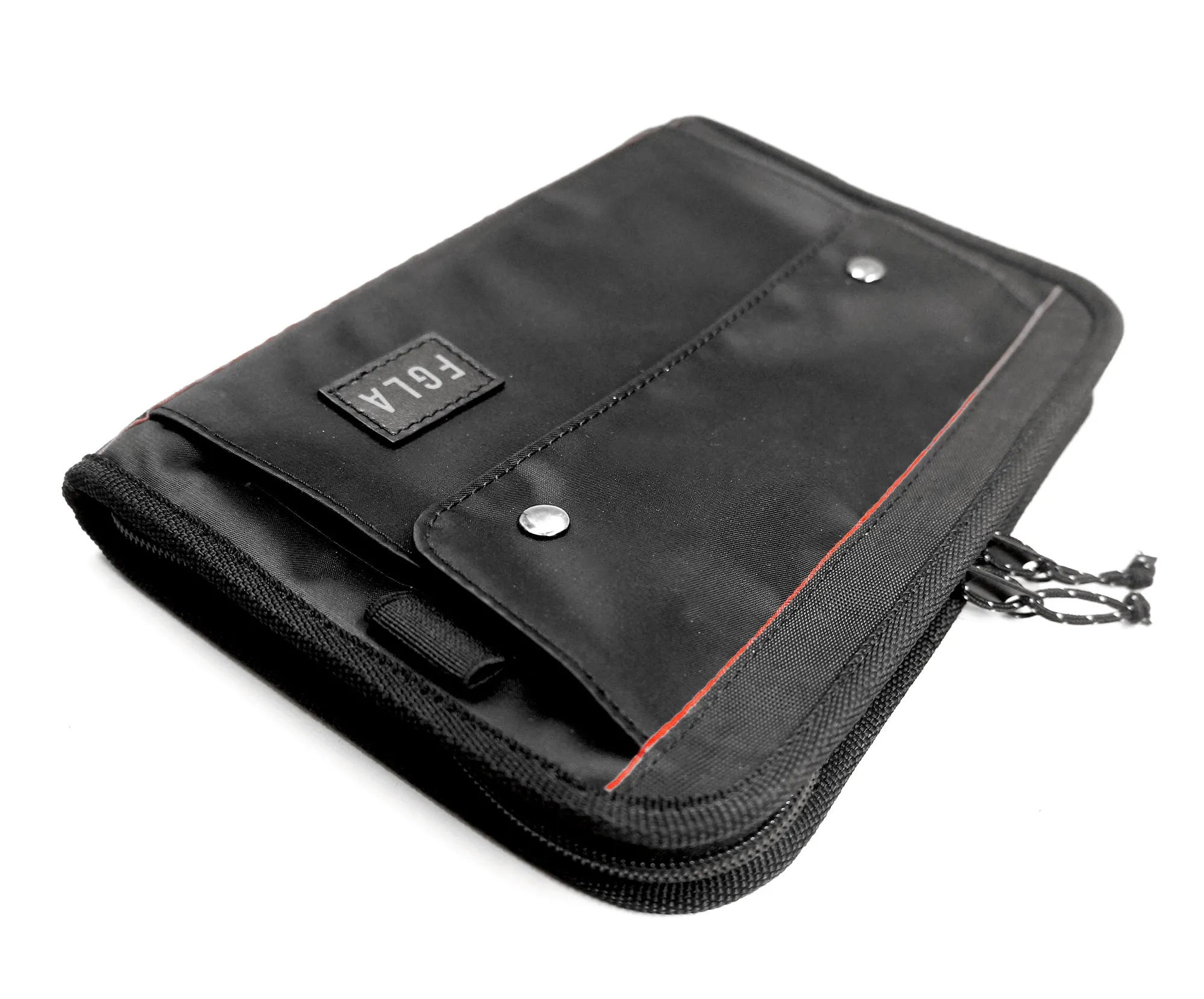 <A 000a001m01> Fungolia Gen 2 Passport Holder <B>Large Size</B> (Black/Red)